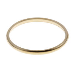 Alliance en or jaune, demi-jonc 1.5mm