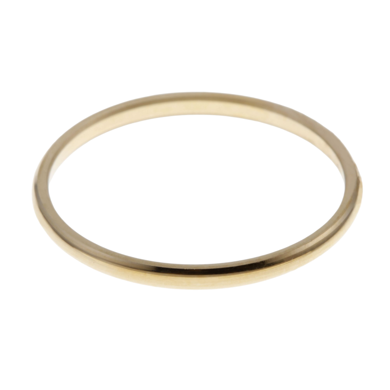 Alliance en or jaune, demi-jonc 1.5mm