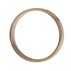 Alliance en 2 ors confort, largeur 5 mm