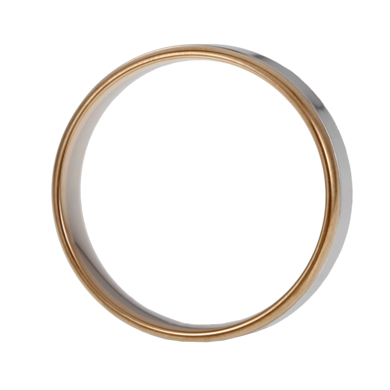 Alliance en 2 ors confort, largeur 5 mm