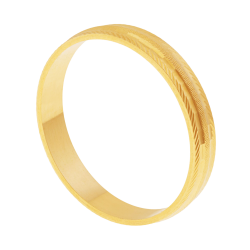 Alliance en or jaune fantaisie,3mm