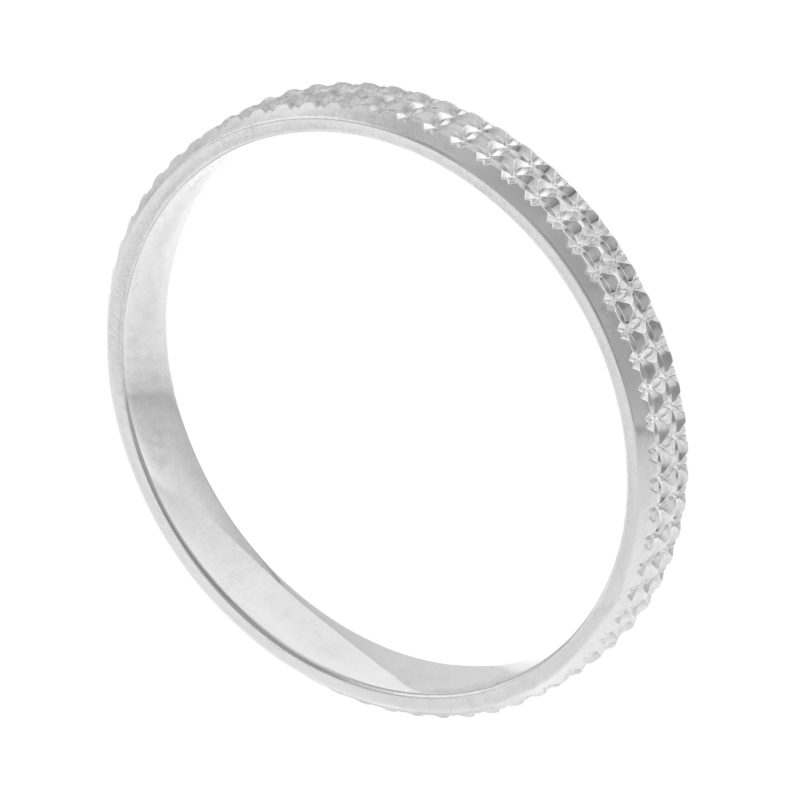 Alliance en or gris 2.5mm
