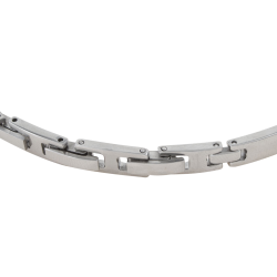 Bracelet en or jaune et acier