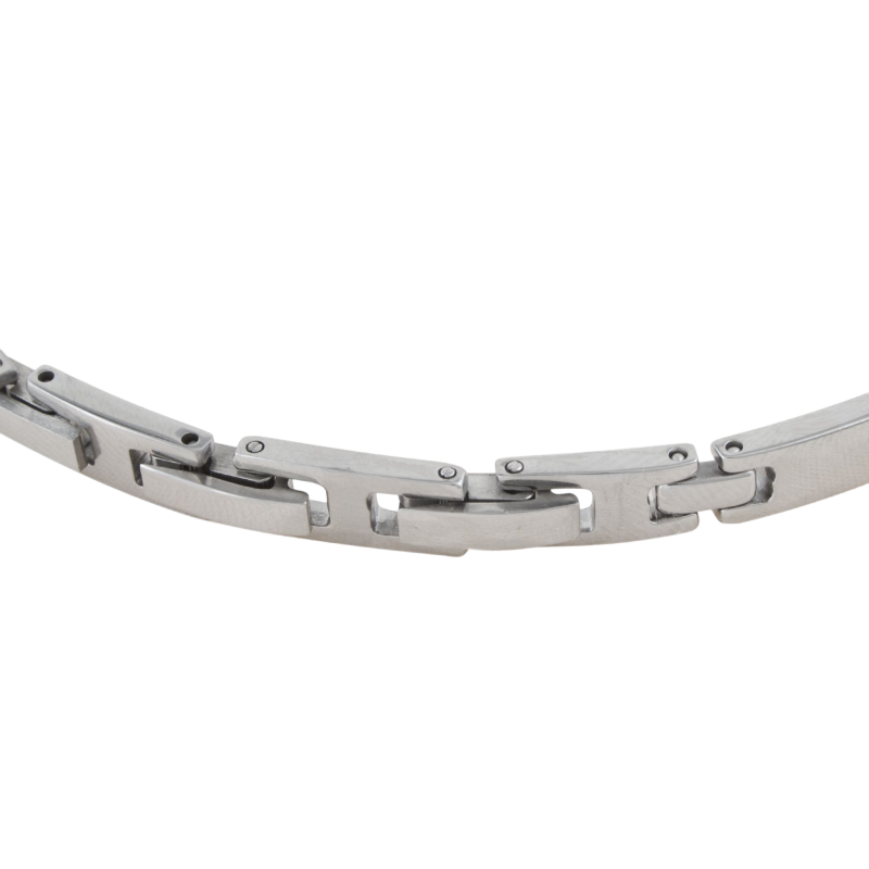 Bracelet en or jaune et acier