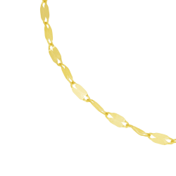 Bracelet en or jaune maille fantaisie