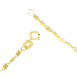 Bracelet en or jaune maille fantaisie