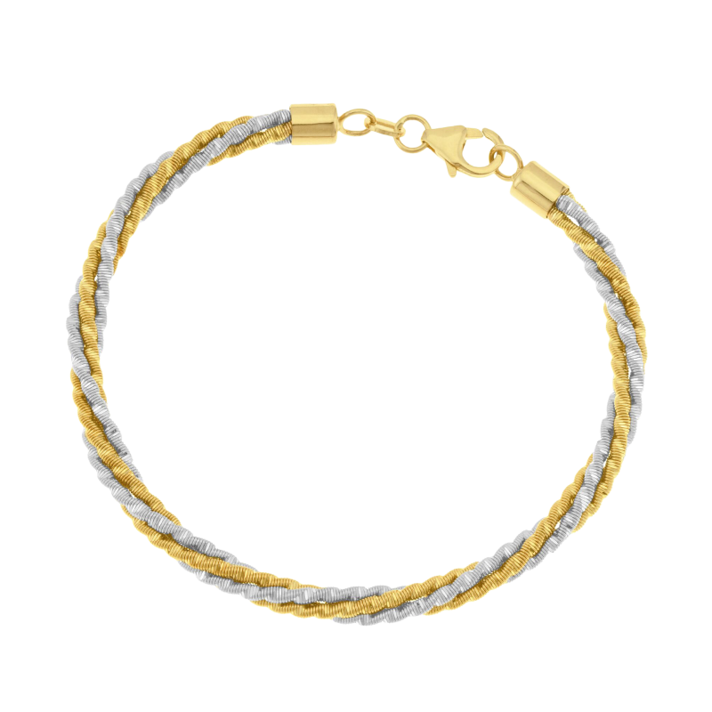Bracelet en 2 ors