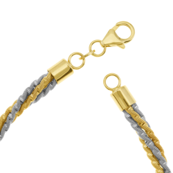 Bracelet en 2 ors