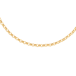 Bracelet en or jaune maille jaseron