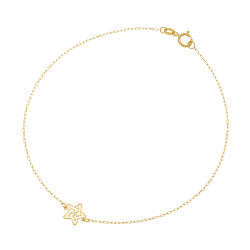 Bracelet en or jaune 