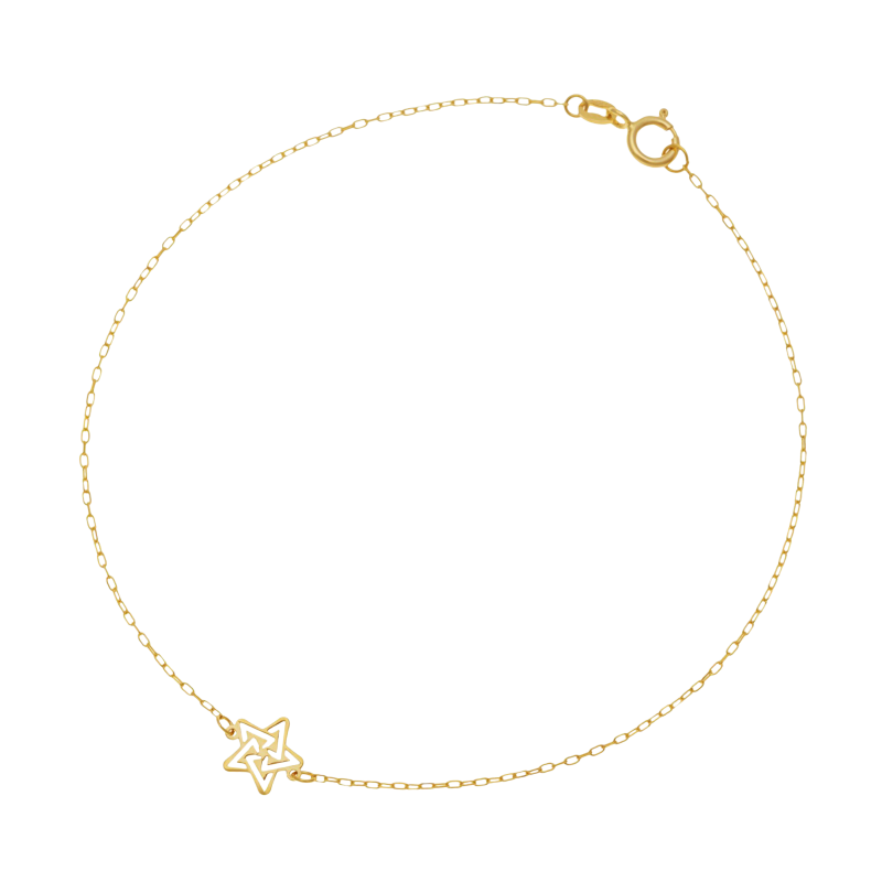 Bracelet en or jaune 