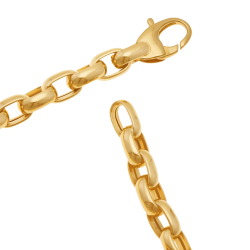 Bracelet en or jaune, maille jaseron