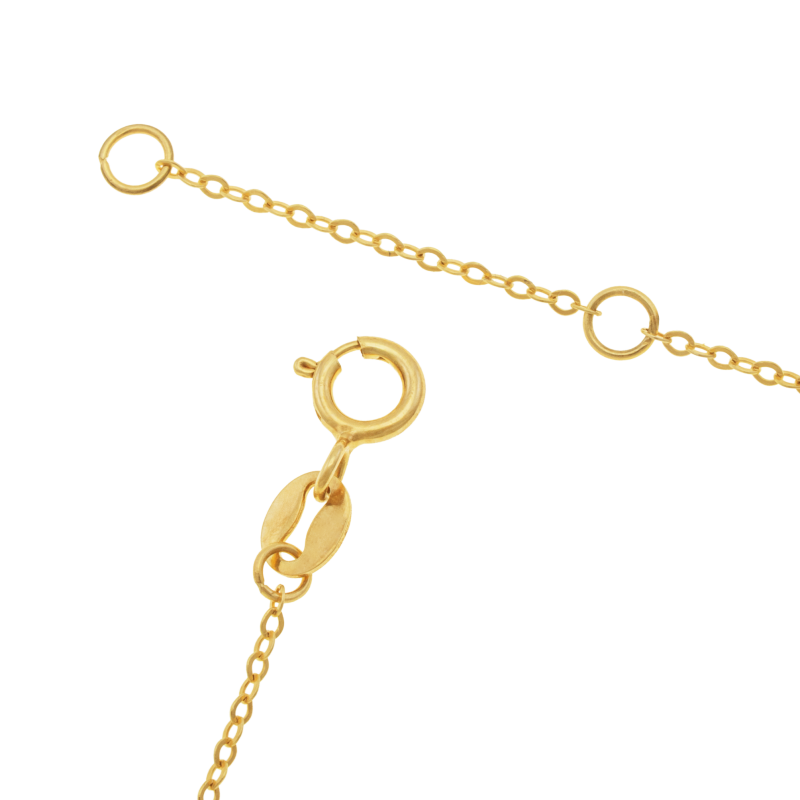 Bracelet en or jaune, maille filigrane