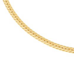 Bracelet en or jaune, maille anglaise 2.8mm
