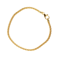 Bracelet en or jaune, maille palmier