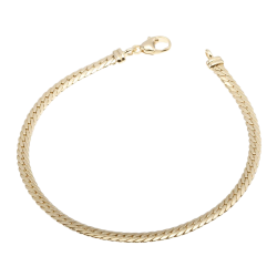 Bracelet en or jaune, maille anglaise 3,6 mm