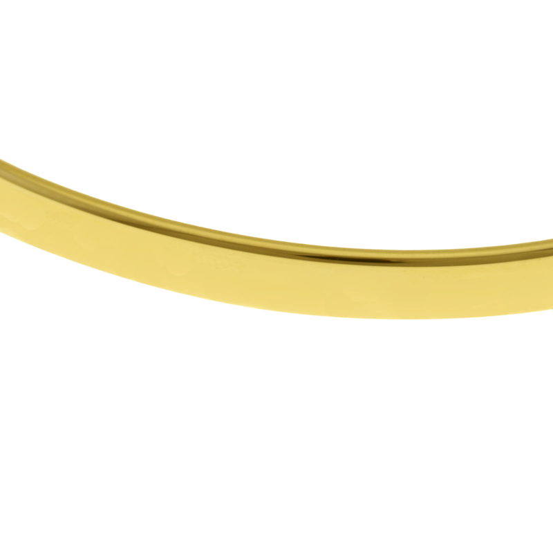 Bracelet en or jaune, demi jonc bébé