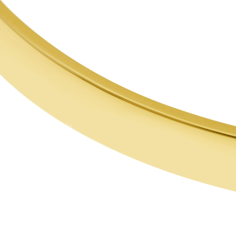 Bracelet jonc ouvert en or jaune et diamants