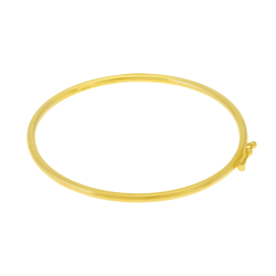 Bracelet jonc bebe or jaune flexible 2mm