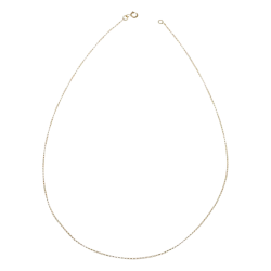 Chaîne en or jaune, maille forçat