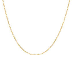 Chaîne en or jaune, maille forçat