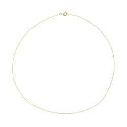 Chaîne en or jaune, maille forçat