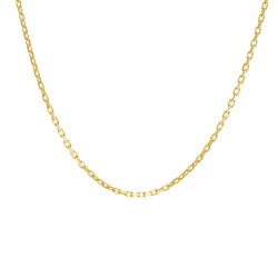 Chaîne en or jaune, maille forçat