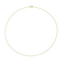 Chaîne en or jaune, maille forçat