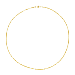 Chaîne en or jaune, maille forçat