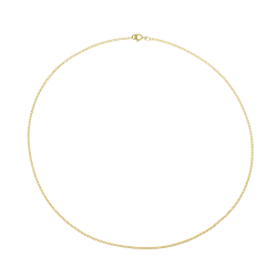 Chaine en or jaune, maille gourmette