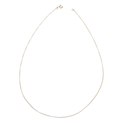 Chaîne en or jaune, maille jaseron