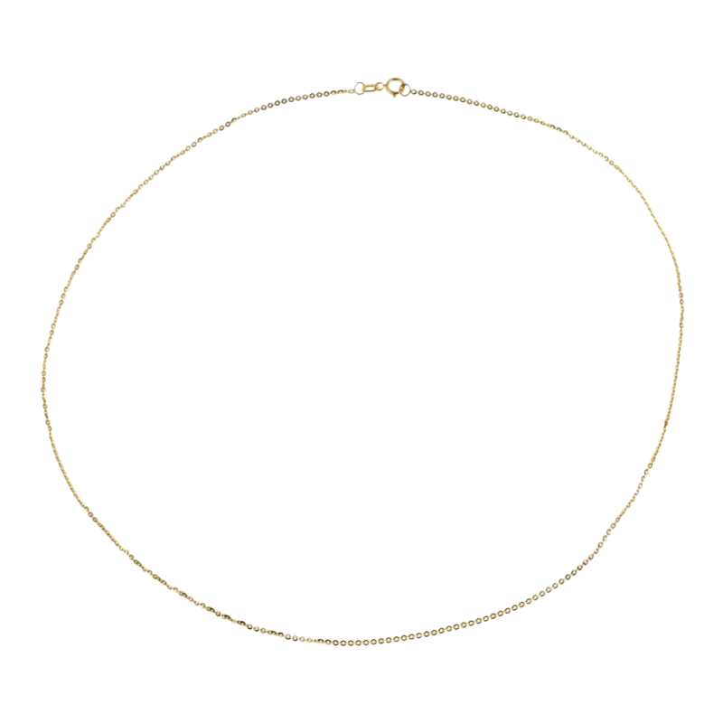 Chaîne en or jaune, maille fantaisie