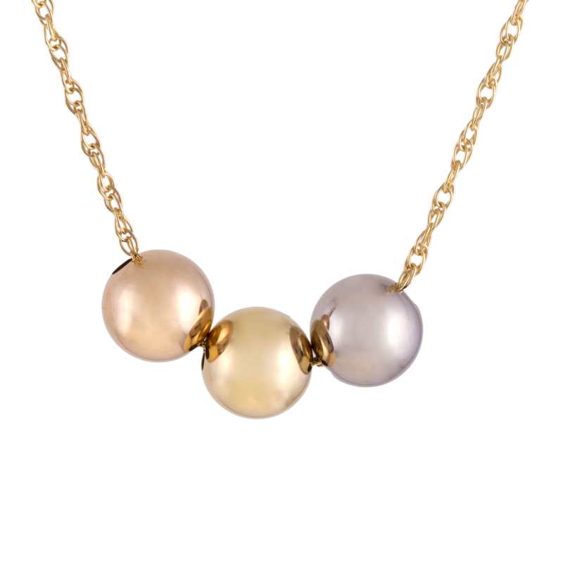 Collier en 3 ors