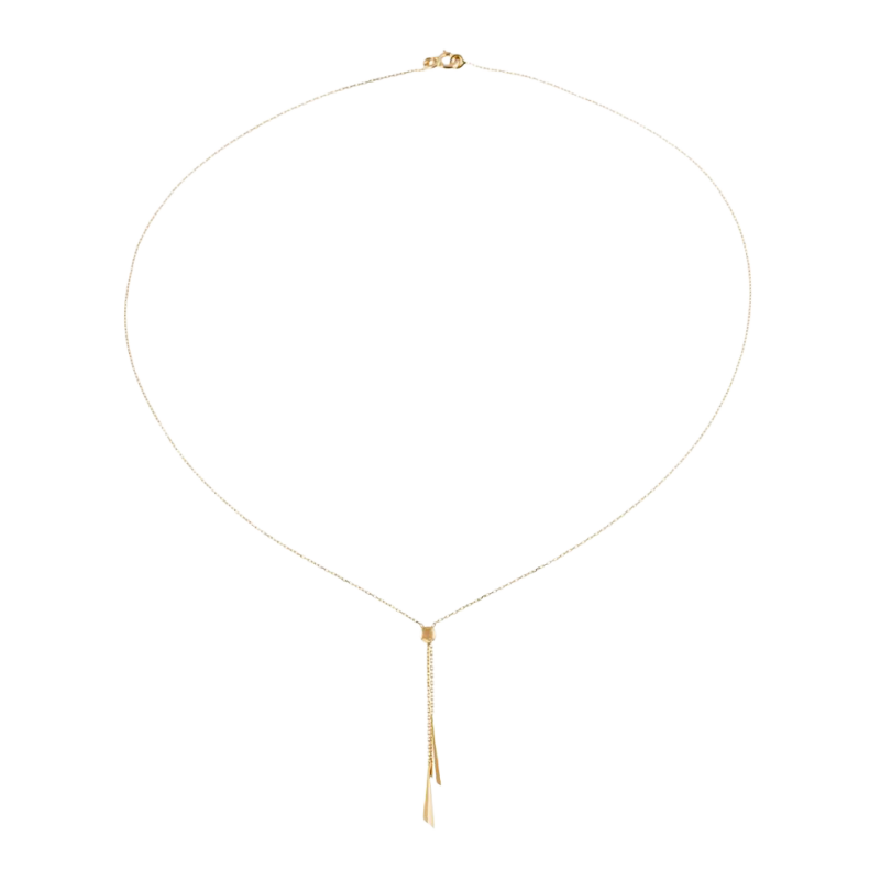 Collier en or jaune, pampilles