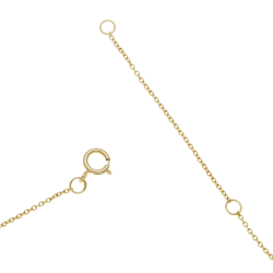Collier en or jaune rhodié, rubis et diamants