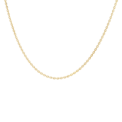Chaîne en or jaune, maille forçat