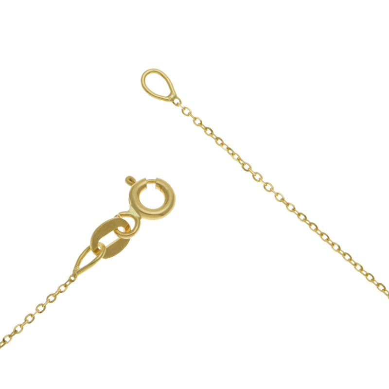 Chaîne en or jaune, maille forçat