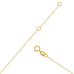 Collier en or jaune rhodié et diamants