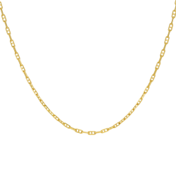 Chaîne en or jaune, maille marine