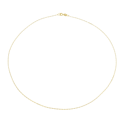 Chaîne en or jaune, maille marine