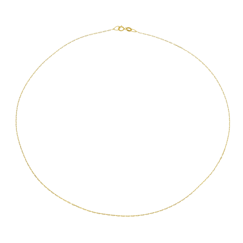 Chaîne en or jaune, maille marine