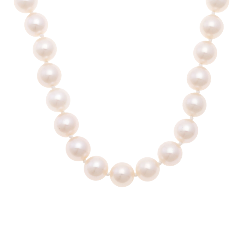 Collier en or jaune et perle de culture d'eau douce 6.5/7mm