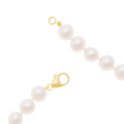 Collier en or jaune et perle de culture d'eau douce 6.5/7mm