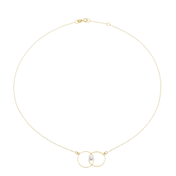 Collier en or jaune et perle de culture