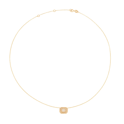 Collier en or jaune et diamants