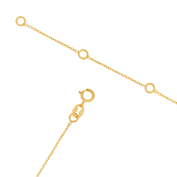Collier en or jaune et diamants