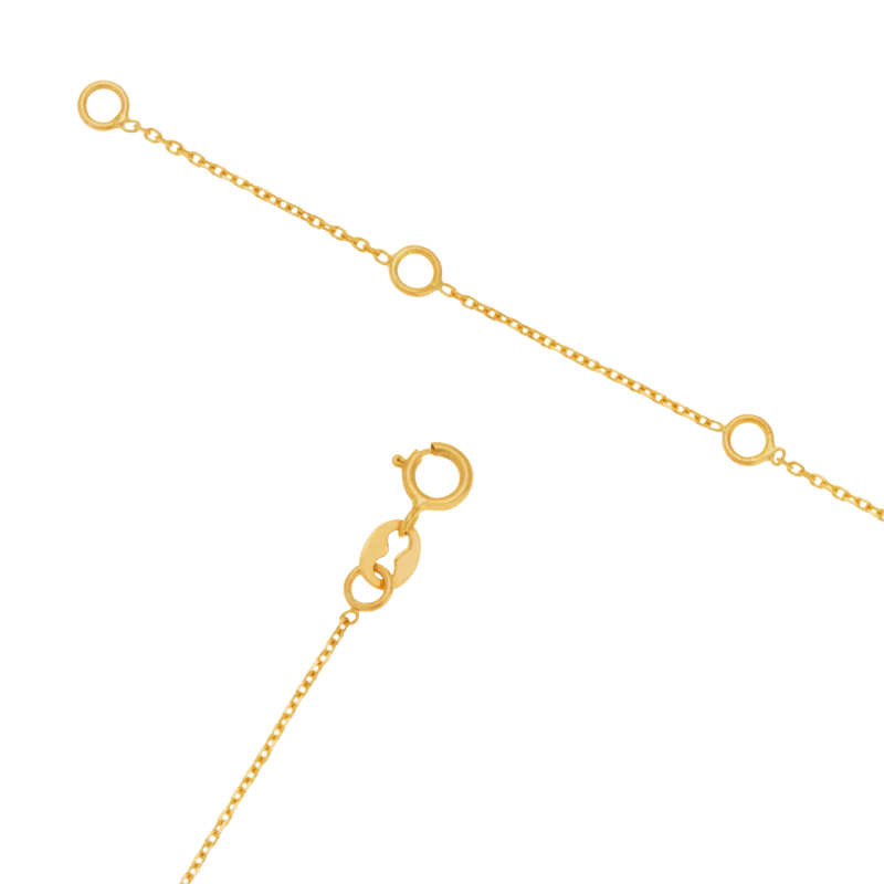 Collier en or jaune et diamants