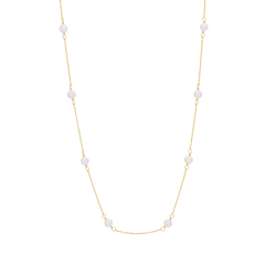 Collier en or jaune et perles de culture