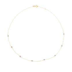 Collier en or jaune et perles de culture
