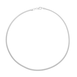 Collier en or jaune et rhodié